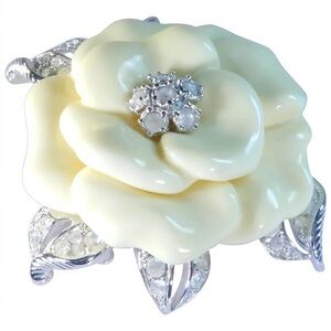 Nolan Miller Lara flower brooch glamour collection